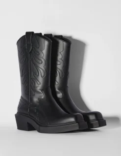 HOMME BERSHKA Bottines*Bottes cowboy homme