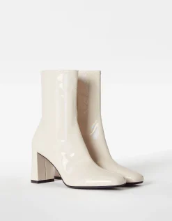 FEMME BERSHKA Shoes Arrival*Bottines à talon moulantes vernies