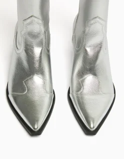FEMME BERSHKA Chaussures*Bottines cowboy à talon