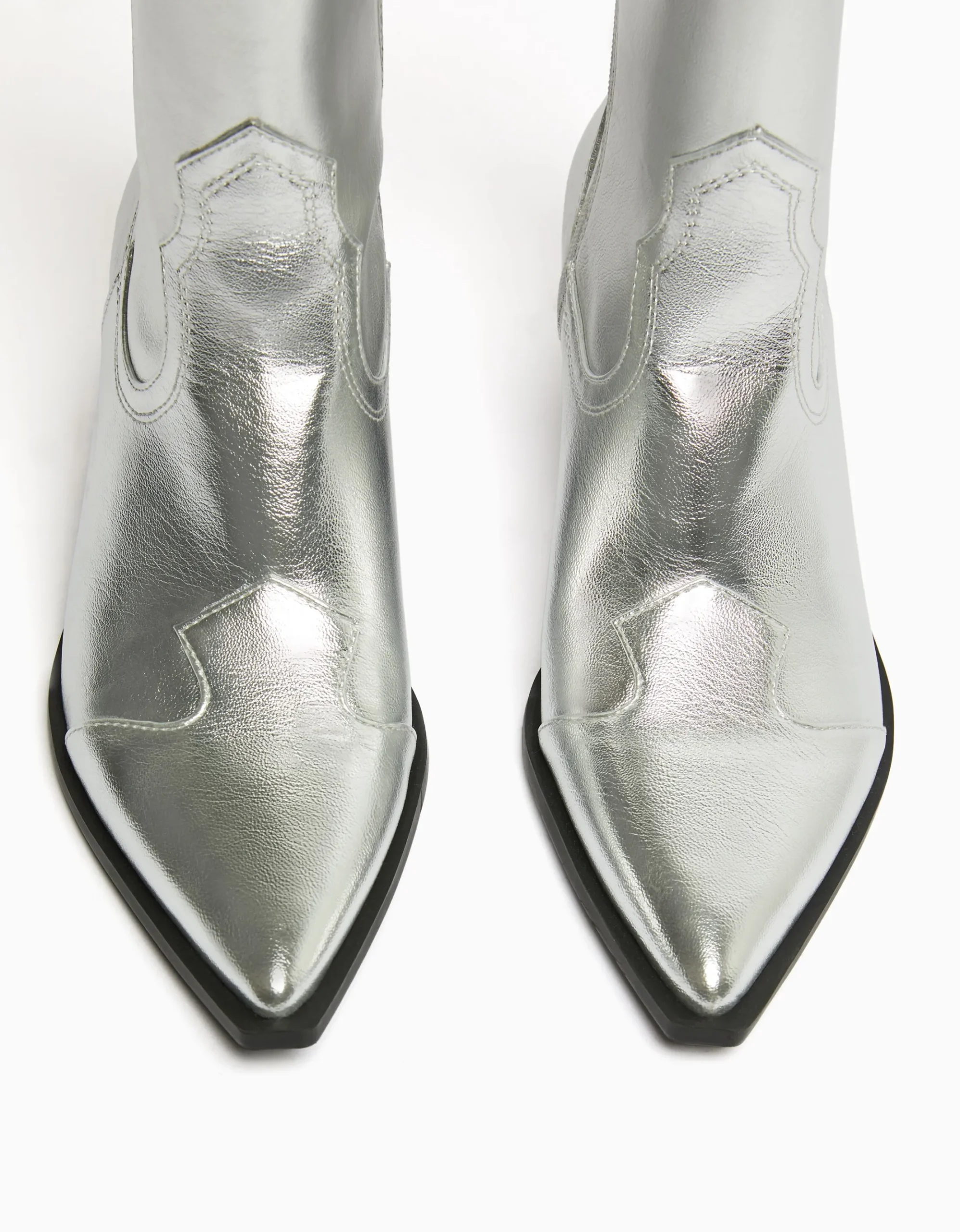 FEMME BERSHKA Cowboy*Bottines cowboy à talon