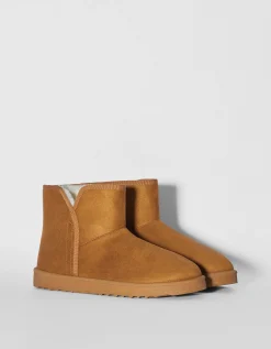 FEMME BERSHKA Bottes et bottines*Bottines doublure fausse fourrure