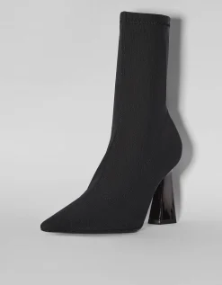 FEMME BERSHKA Shoes Arrival*Bottines moulantes talon métallisé