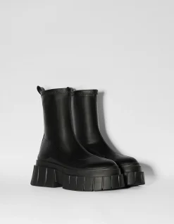 FEMME BERSHKA Shoes Arrival*Bottines plateforme moulantes
