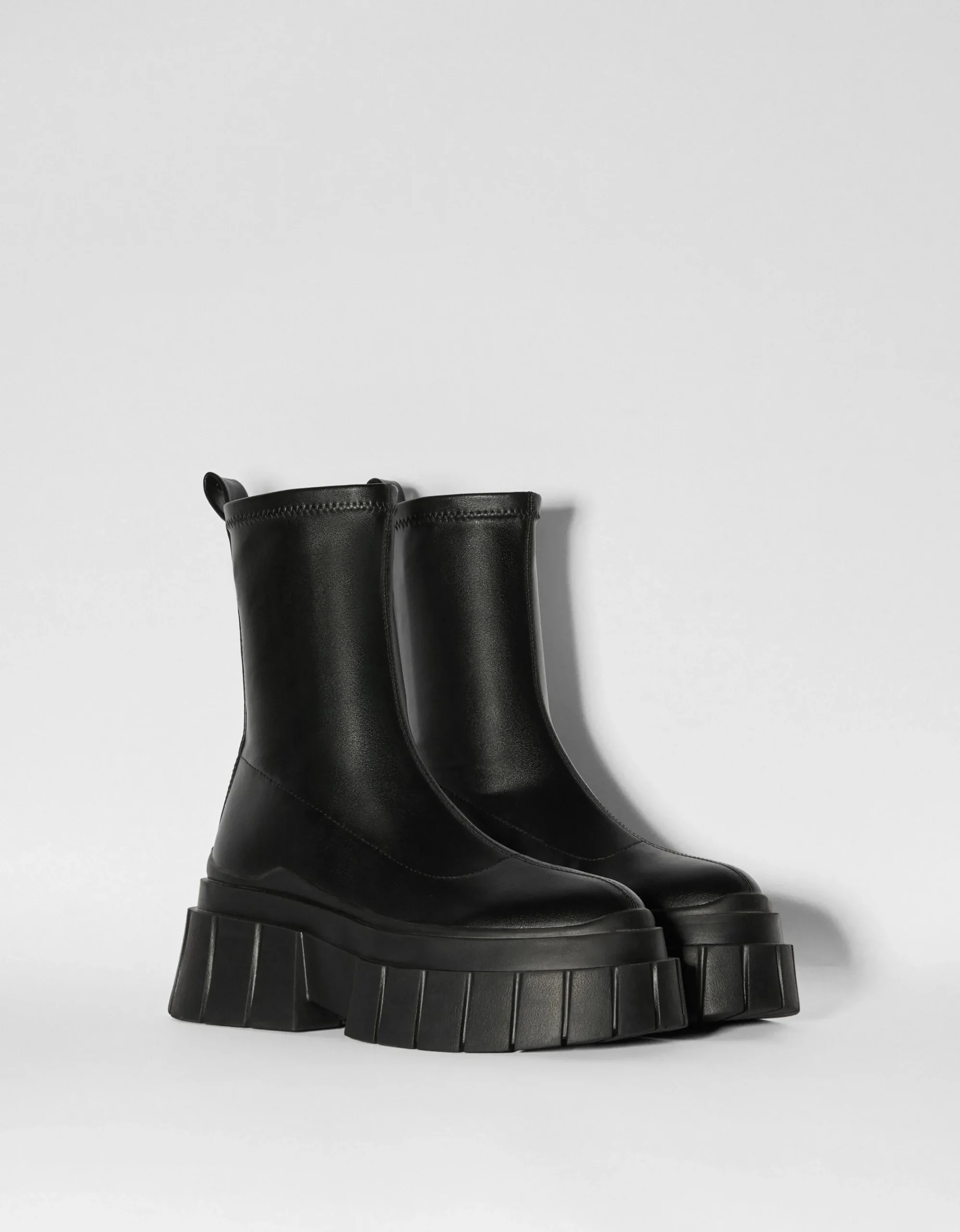 FEMME BERSHKA Shoes Arrival*Bottines plateforme moulantes