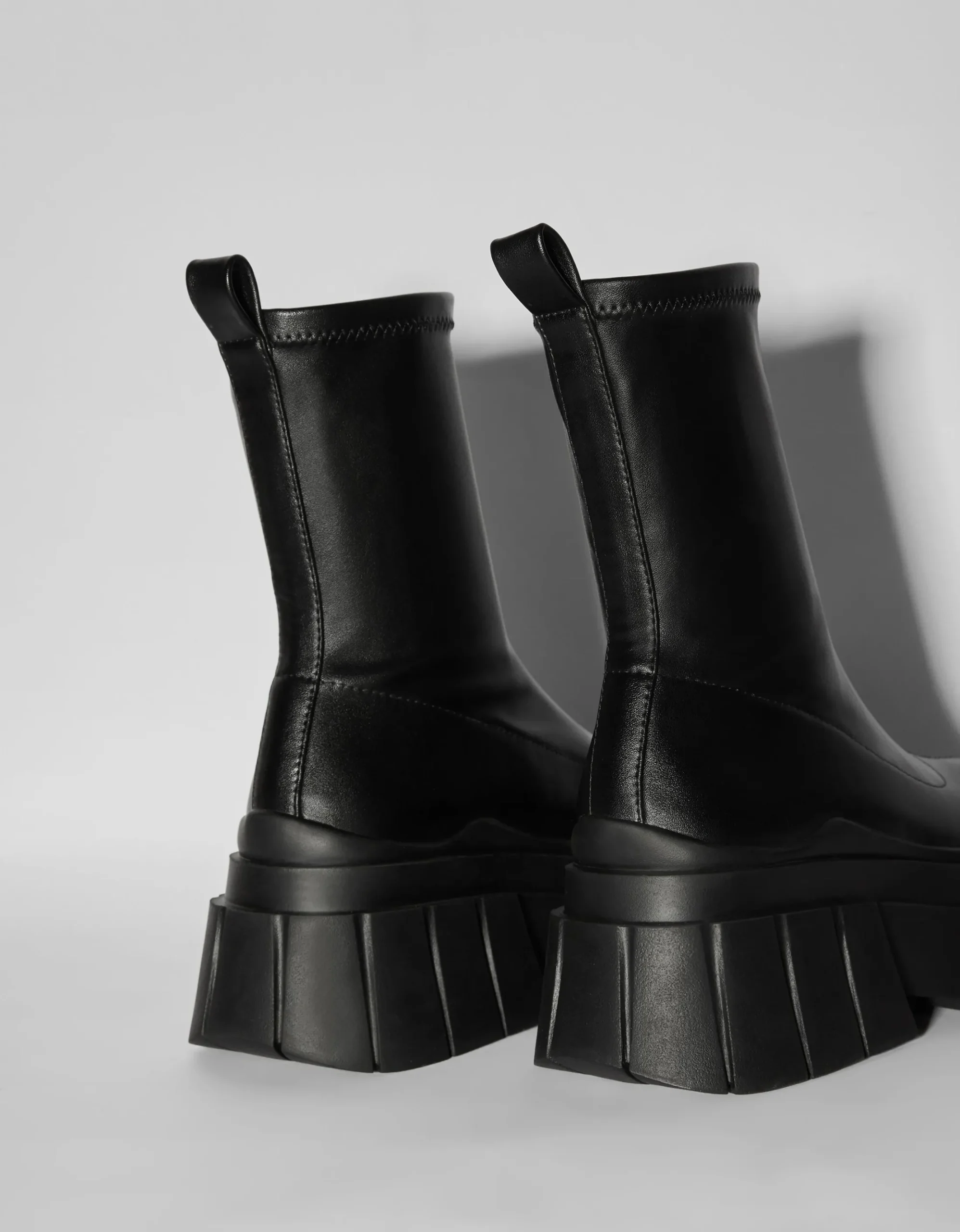 FEMME BERSHKA Shoes Arrival*Bottines plateforme moulantes