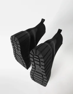 FEMME BERSHKA Chaussures*Bottines plateforme XL élastiquées