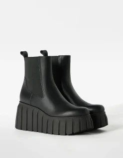 FEMME BERSHKA Shoes Arrival*Bottines plateforme XL élastiquées