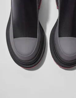 FEMME BERSHKA Shoes Arrival*Bottines plates semelle colorée