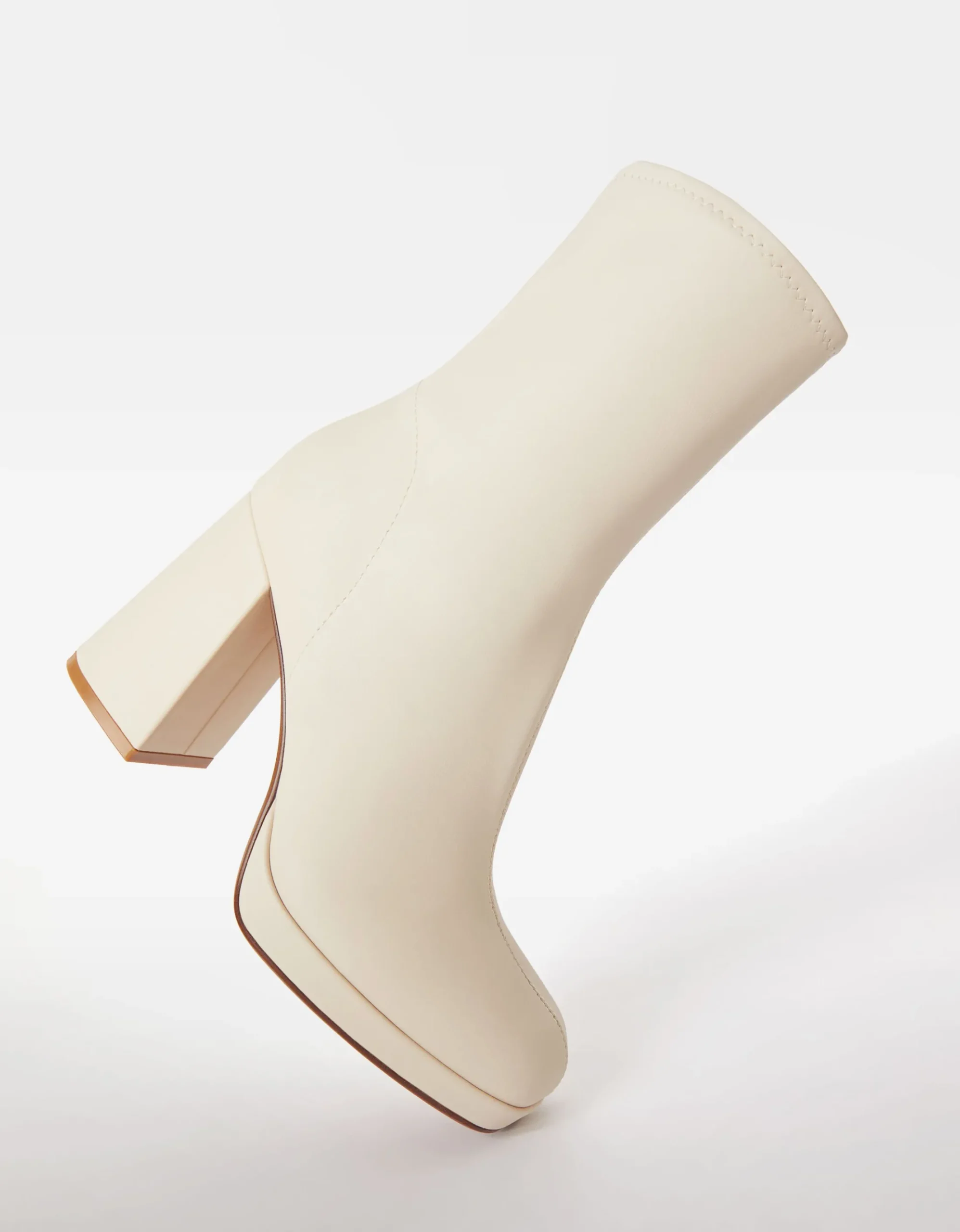 FEMME BERSHKA Shoes Arrival*Bottines talon moulantes mini plateforme