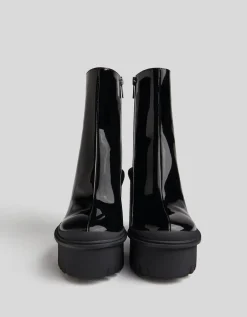 FEMME BERSHKA Shoes Arrival*Bottines talon plateforme vernies