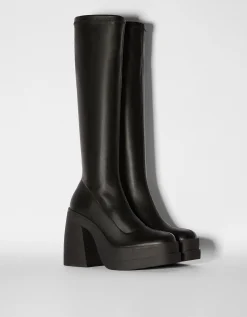 FEMME BERSHKA Bottes*Bottines talon plateforme moulantes