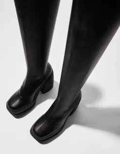 FEMME BERSHKA Bottes*Bottines talon plateforme moulantes