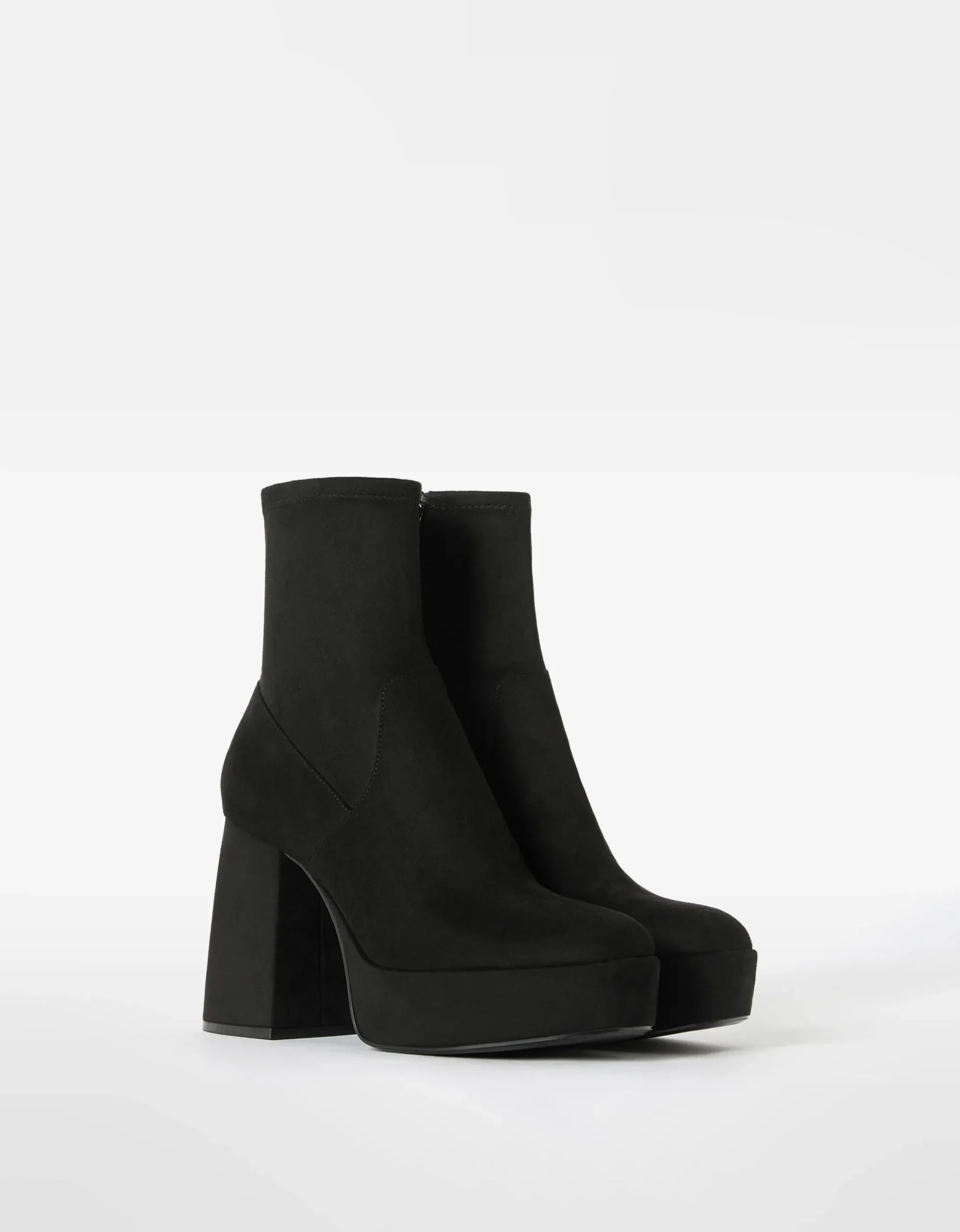 FEMME BERSHKA Chaussures*Bottines talon plateforme moulantes