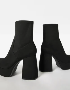 FEMME BERSHKA Chaussures*Bottines talon plateforme moulantes