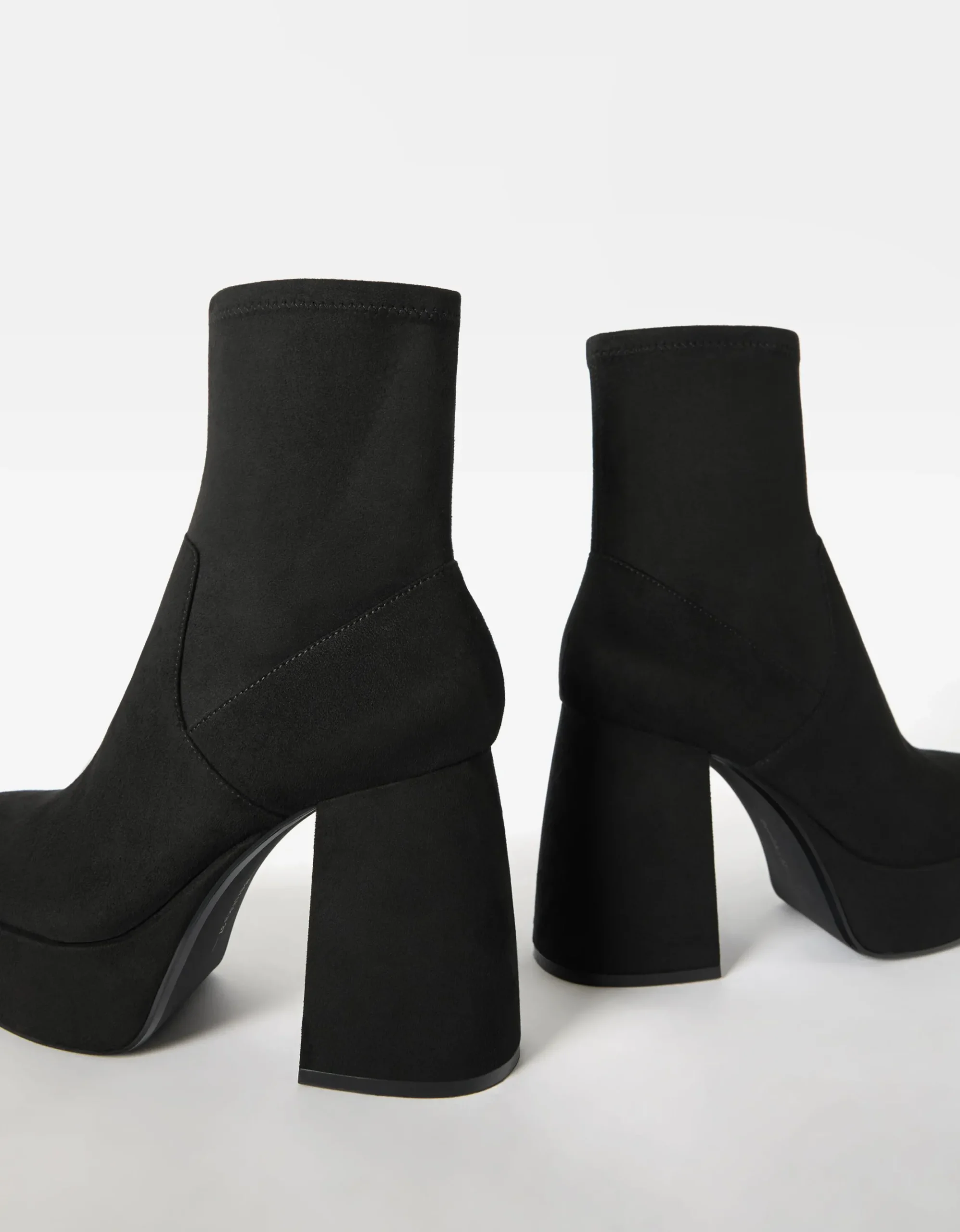 FEMME BERSHKA Chaussures*Bottines talon plateforme moulantes
