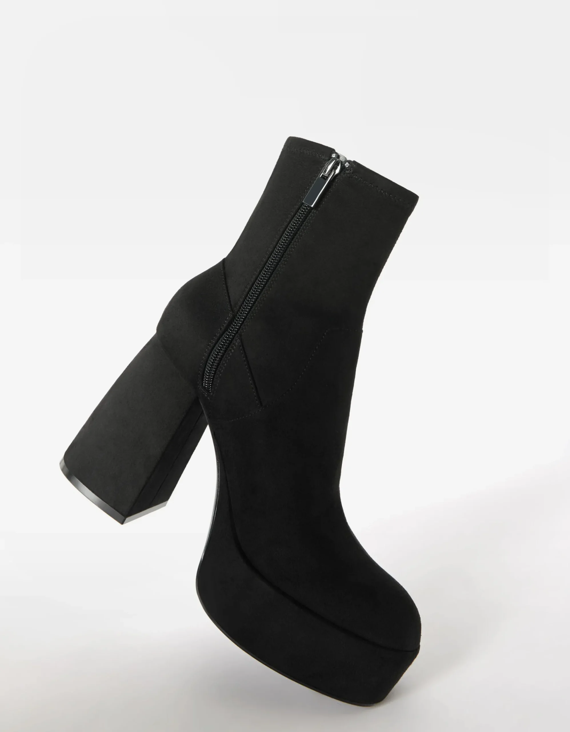 FEMME BERSHKA Chaussures*Bottines talon plateforme moulantes
