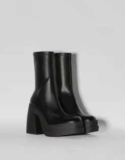 FEMME BERSHKA Shoes Arrival*Bottines talon plateforme moulantes