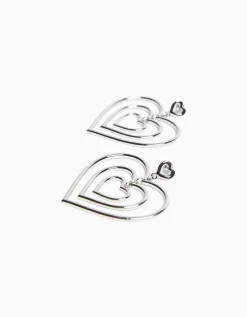 HOMME BERSHKA One Love*Boucles d’oreille cœurs