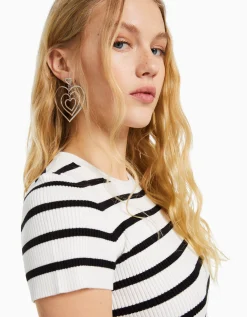 HOMME BERSHKA One Love*Boucles d’oreille cœurs