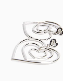 HOMME BERSHKA One Love*Boucles d’oreille cœurs