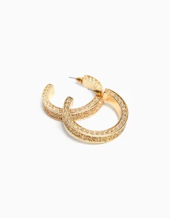 FEMME BERSHKA Tout voir*Boucles d’eilles anneaux pierres fantaisie