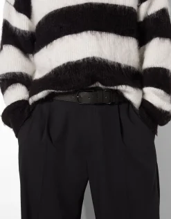 HOMME BERSHKA Tout voir*Ceinture effet cuir gravée