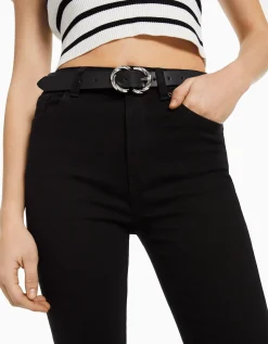FEMME BERSHKA Ceintures*Ceinture fine double boucle