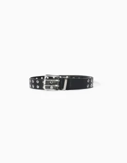 FEMME BERSHKA Similicuir*Ceinture similicuir œillets