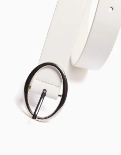 FEMME BERSHKA Similicuir*Ceinture unie similicuir