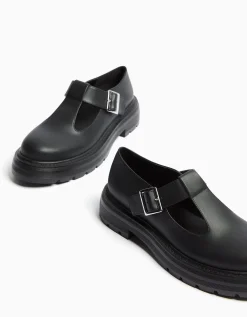 FEMME BERSHKA New*Chaussures plates type Mary Jane