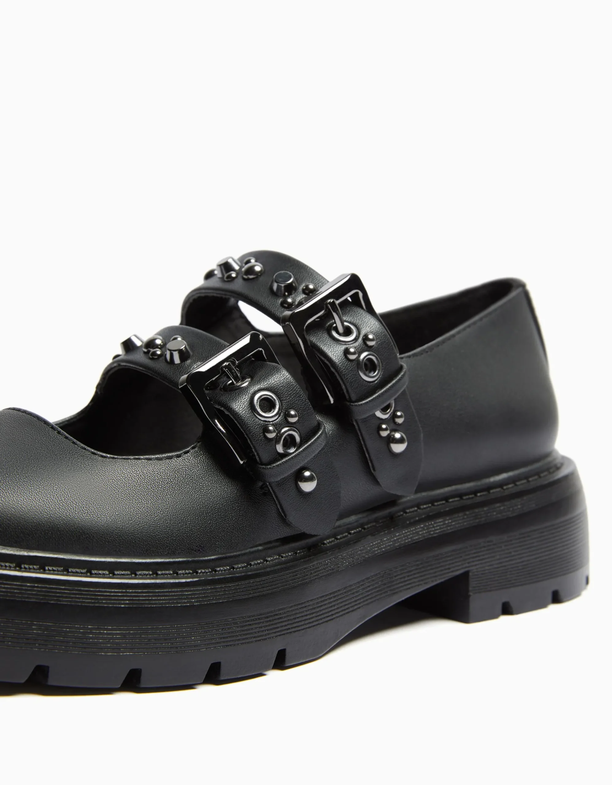 FEMME BERSHKA New*Chaussures plates type Mary Jane