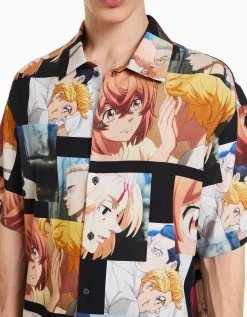 HOMME BERSHKA Tokyo Revengers*Chemise manches courtes imprimé TOKYO REVENGERS