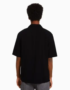 HOMME BERSHKA Chemises*Chemisette loose fit rustique