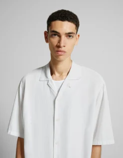 HOMME BERSHKA Chemises*Chemisette loose fit rustique