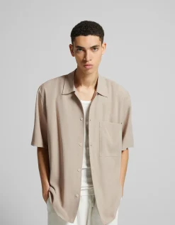 HOMME BERSHKA Chemises*Chemisette relaxed fit