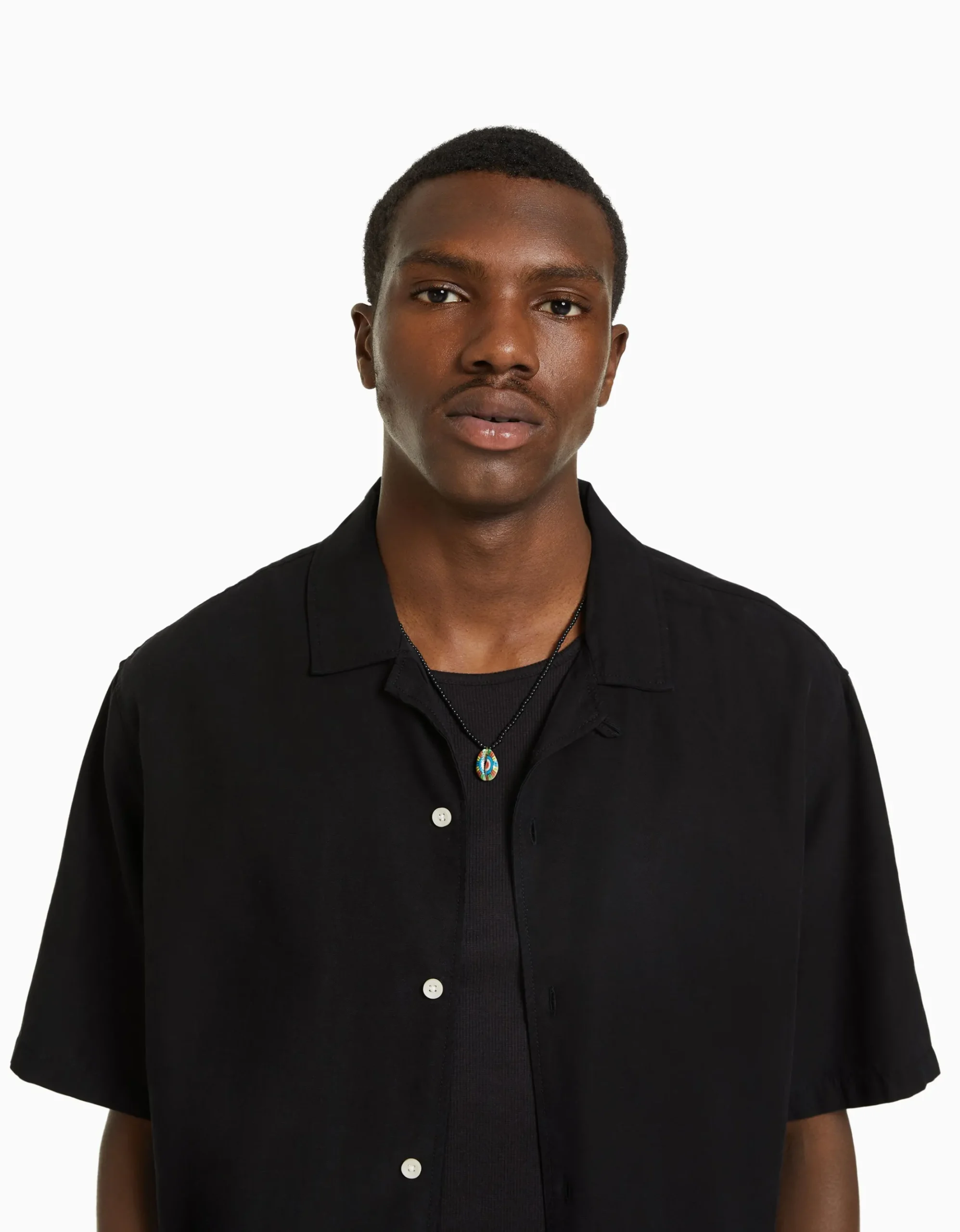 HOMME BERSHKA Chemises*Chemisette relaxed fit