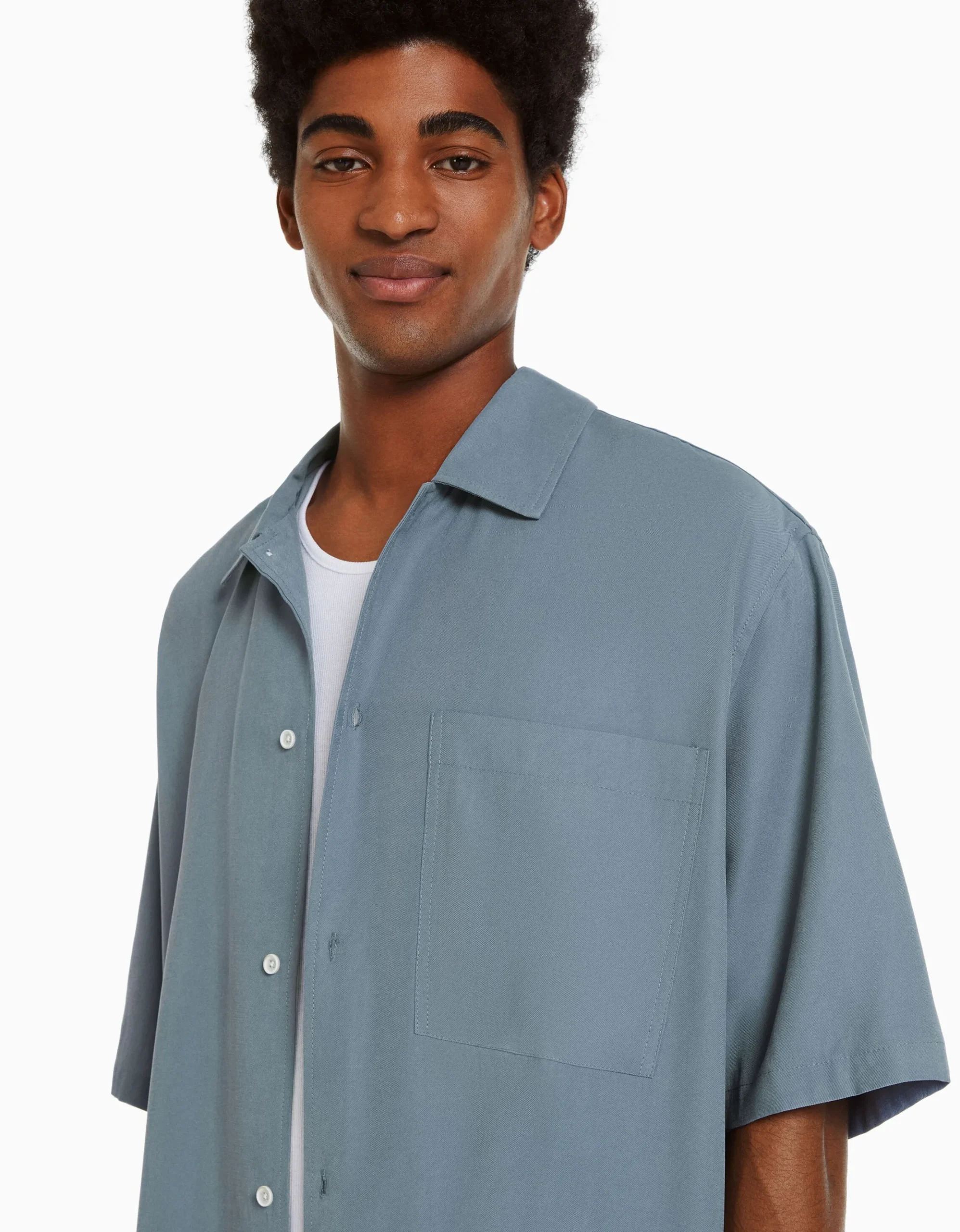 HOMME BERSHKA Chemises*Chemisette relaxed fit