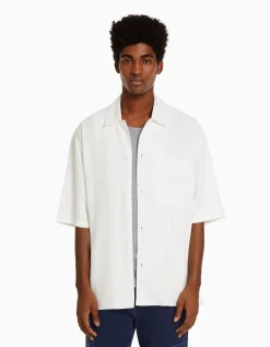 HOMME BERSHKA Chemises*Chemisette relaxed fit