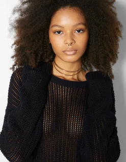 FEMME BERSHKA Accessoires*Collier choker effet