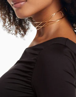 FEMME BERSHKA Accessoires*Collier choker tressé