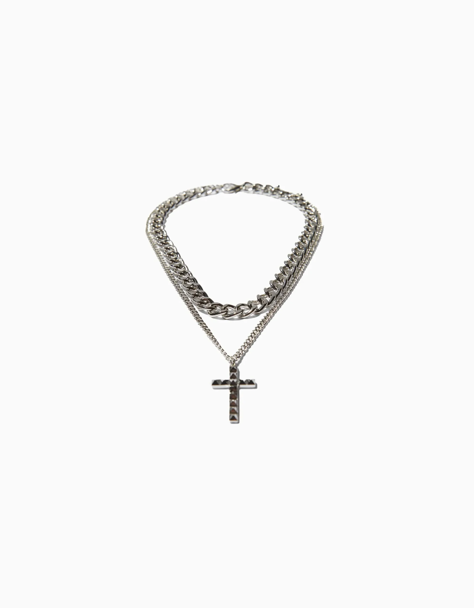 HOMME BERSHKA Tout voir*Collier croix