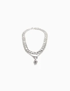 HOMME BERSHKA Tout voir*Collier tête de mort