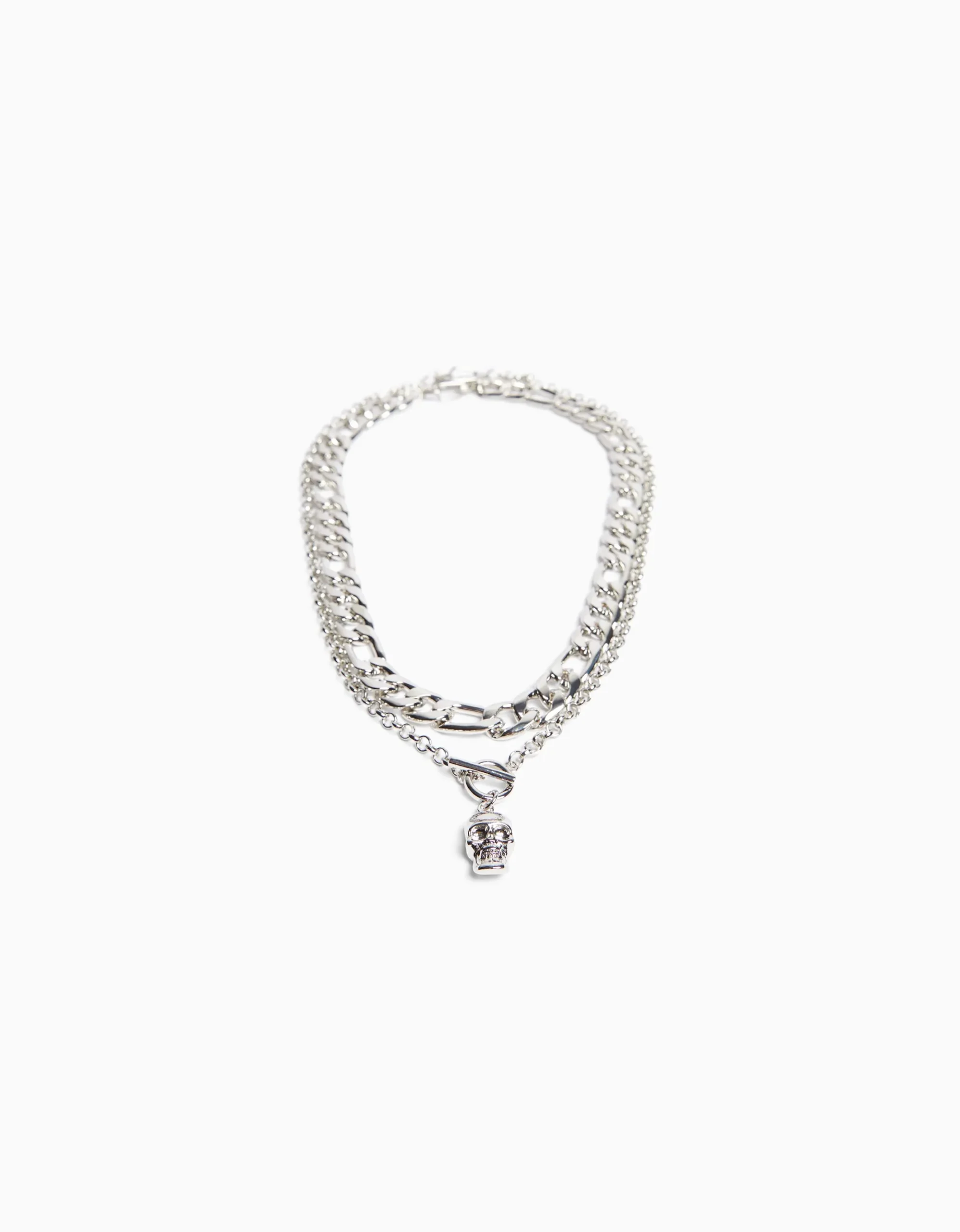 HOMME BERSHKA Tout voir*Collier tête de mort