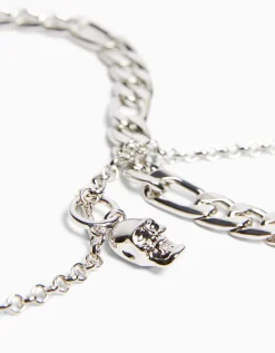 HOMME BERSHKA Tout voir*Collier tête de mort