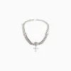 HOMME BERSHKA Tout voir*Collier tête de mort croix