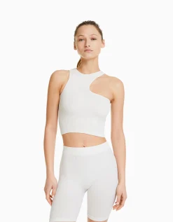 FEMME BERSHKA Survêtement*Cycliste seamless bord-côte