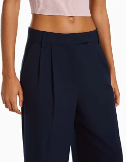 FEMME BERSHKA Pantalons*Dad fit - Pantalon tailoring wide leg