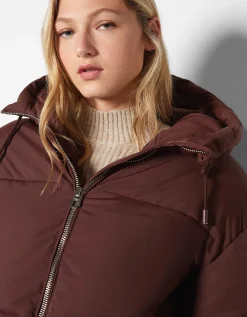 FEMME BERSHKA Vestes*Doudoune capuche oversize