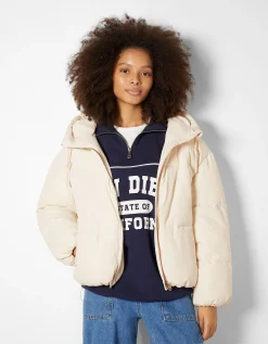 FEMME BERSHKA Vestes*Doudoune capuche oversize