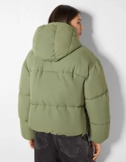 FEMME BERSHKA Vestes*Doudoune capuche oversize